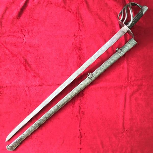 X X SOLD X X   French sword 1808-1815. Early pattern steel hilt. Complete with scabbard. Ref 8638.